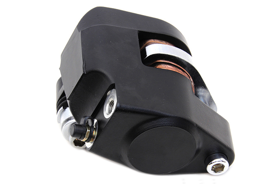 Black Front 1 Piston Left Side Caliper