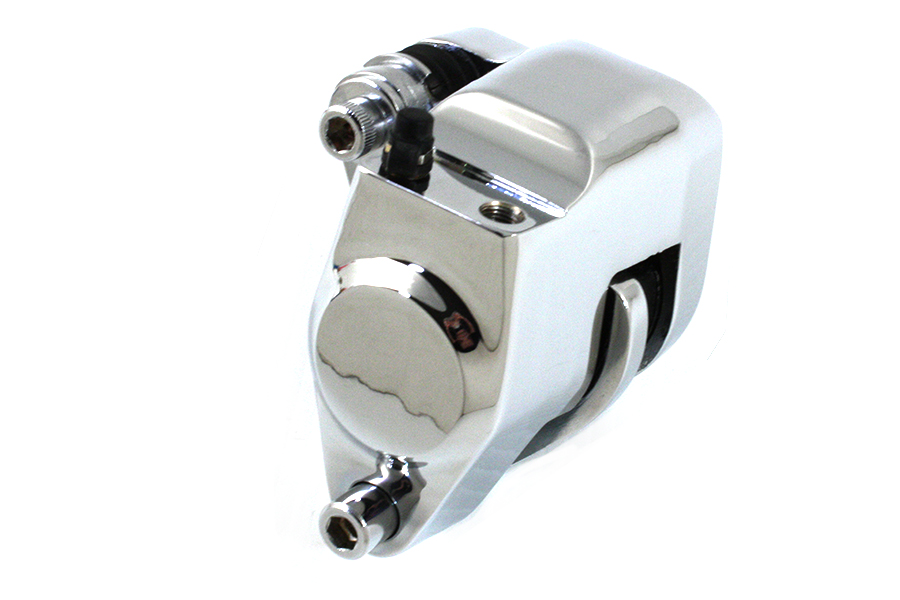 Chrome Front 1 Piston Caliper with Brake Pads