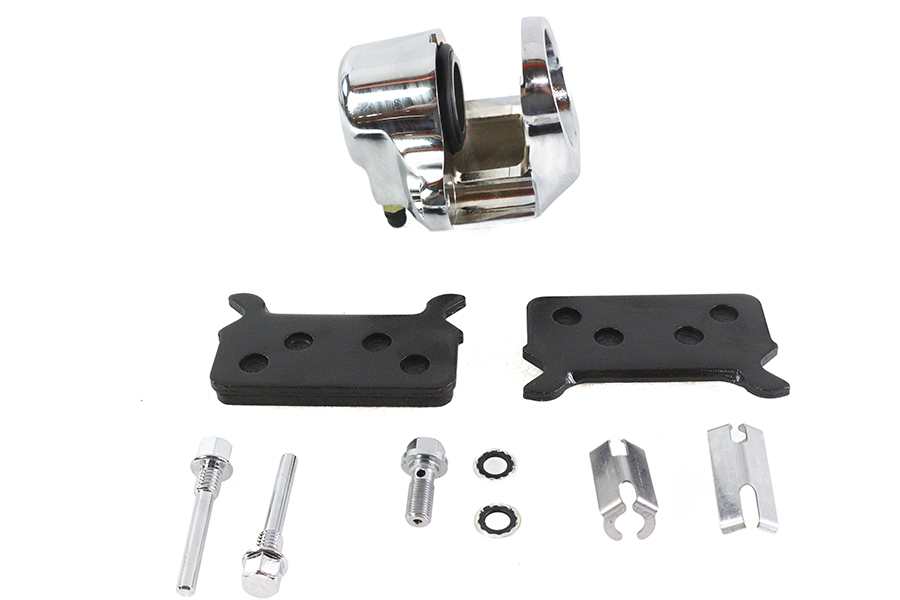 Chrome Rear Single Piston Caliper