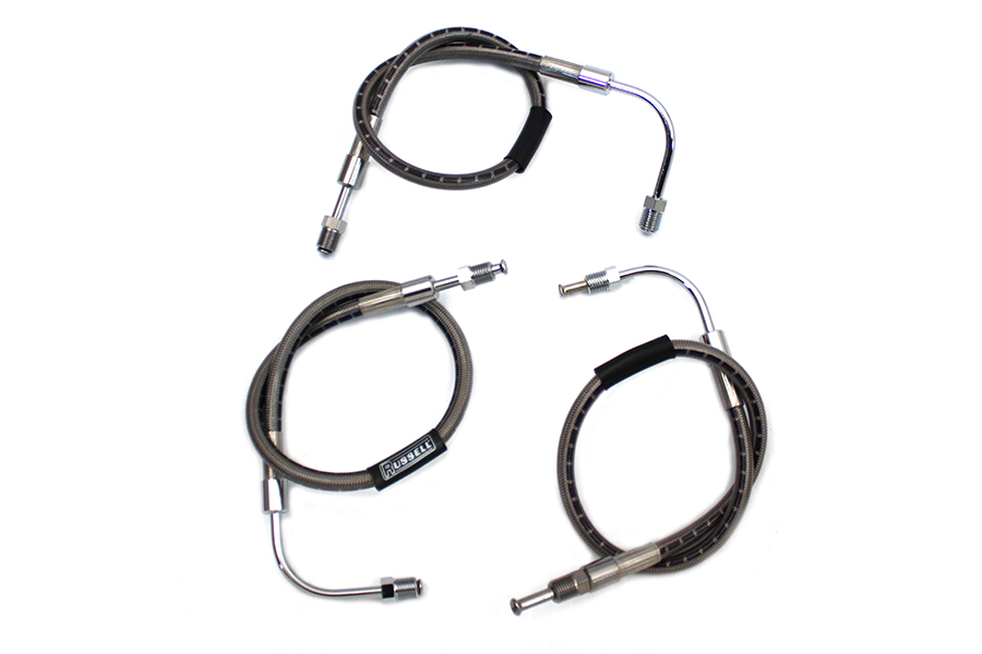 Stainless Steel Front Brake Hose 3 Piece