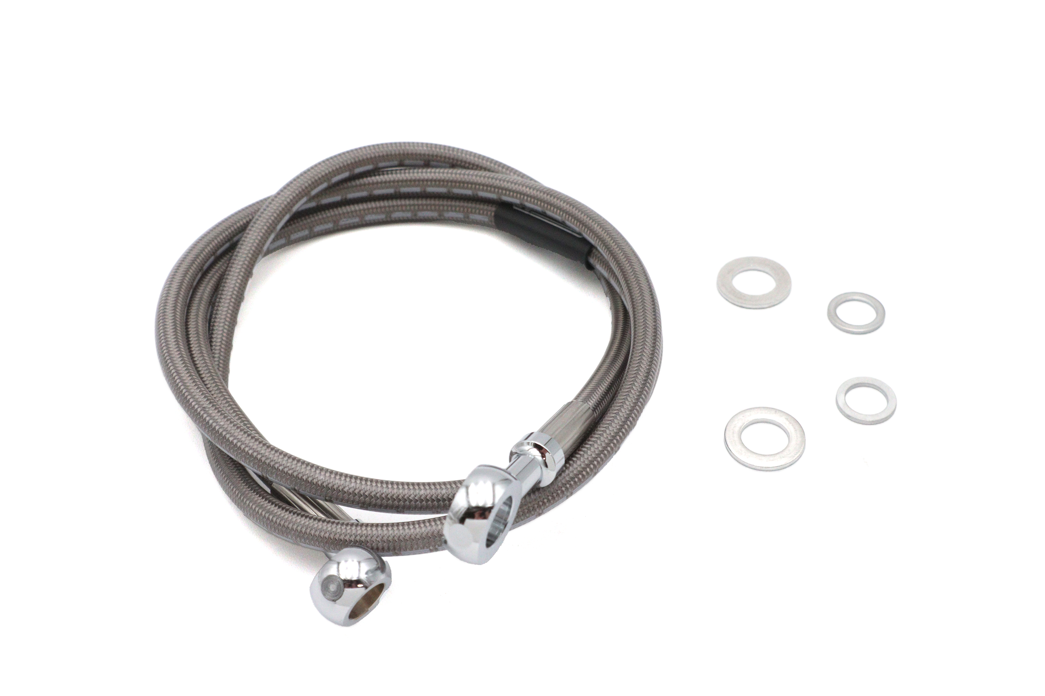 Stainless Steel Front Brake Hose 44"