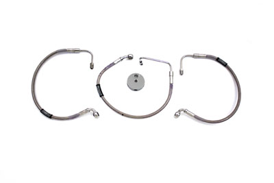 *UPDATE Stainless Steel Front Brake Hoses 16" and 17-3/4"