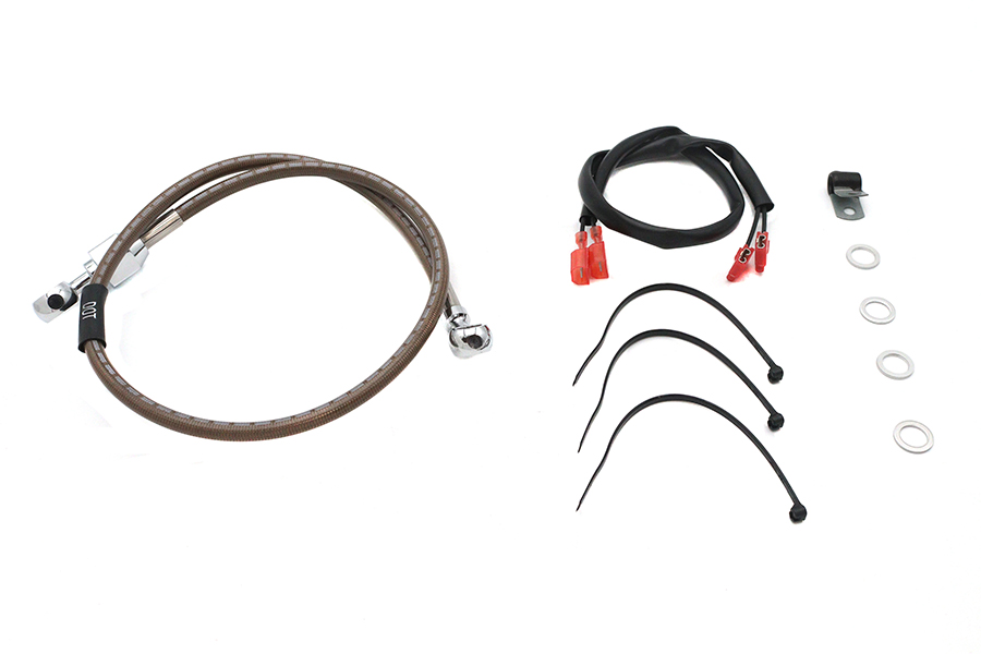 Stainless Steel Rear Bake Hose 29-3/8"