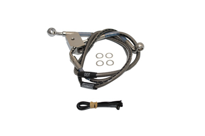 Stainless Steel Rear Brake Hoses 20" and 19-1/2"