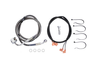 Stainless Steel Rear Brake Hose 49-9/16"