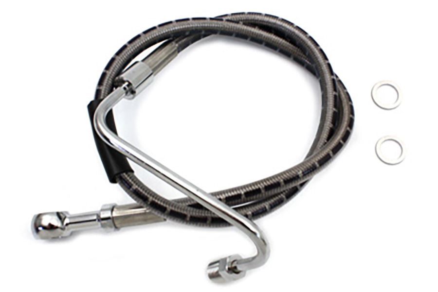 Stainless Steel 24" Front Brake Hose