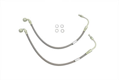 Stainless Steel Lower Brake Hose 16"