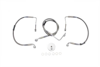 Stainless Steel Front Brake Hose 33-1/4"