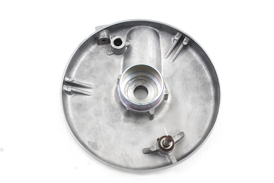 Front Brake Backing Plate Right Side Polished