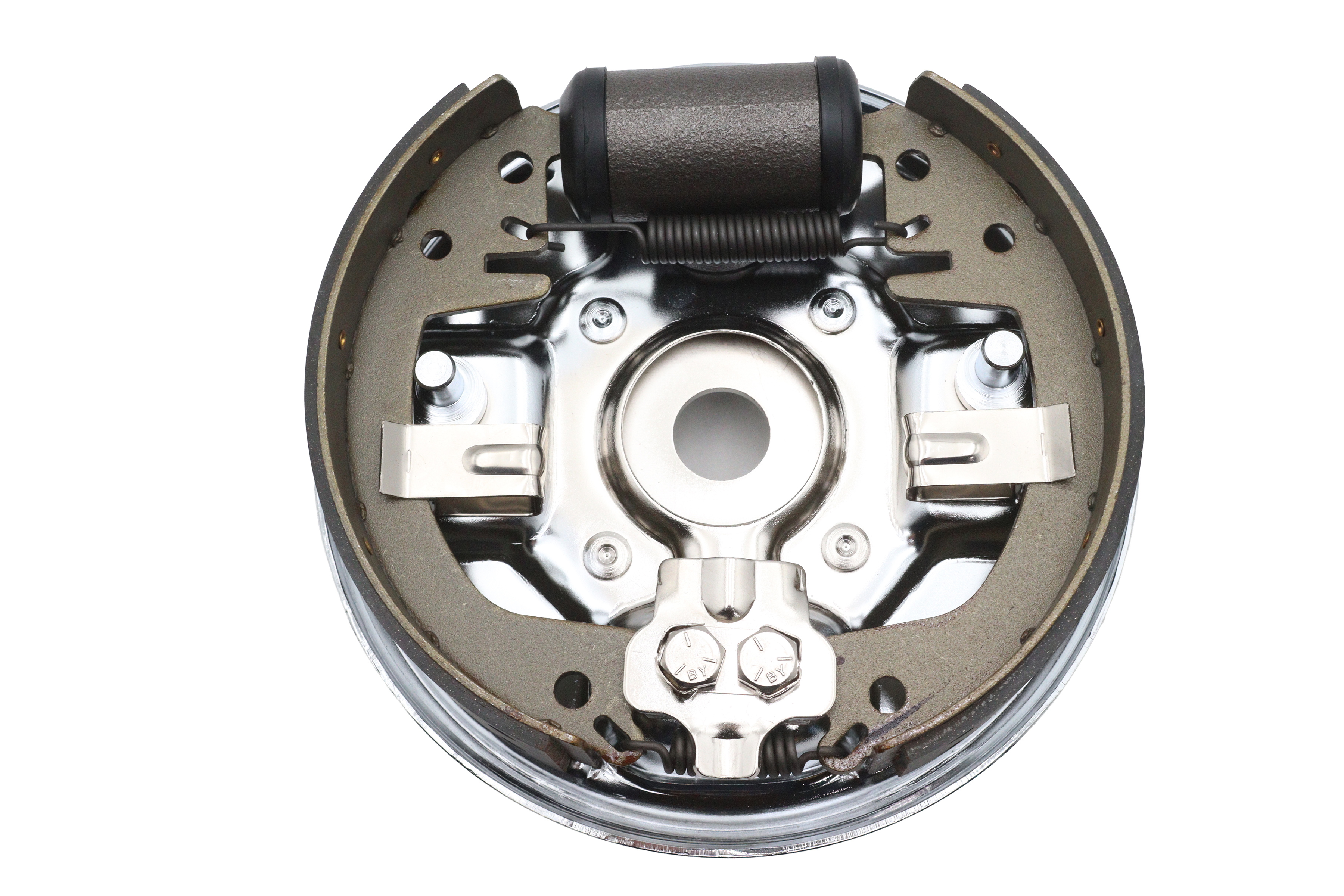 Rear Hydraulic Brake Backing Plate Kit Chrome