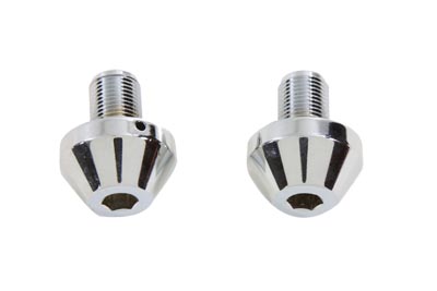 Chrome 41mm Taper Top Socket Fork Caps