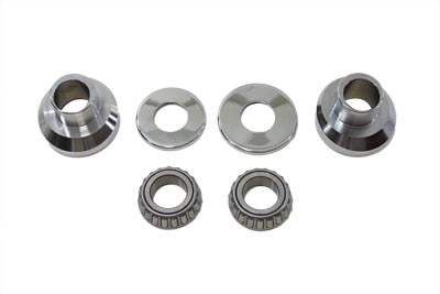 3° Raked Fork Neck Cup Kit Chrome