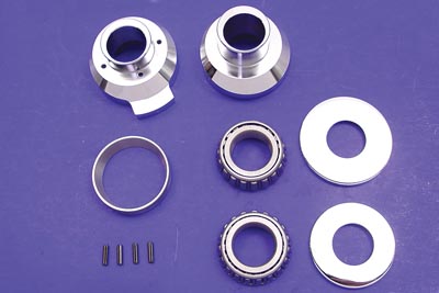 Raked Fork Neck Cup Kit Chrome
