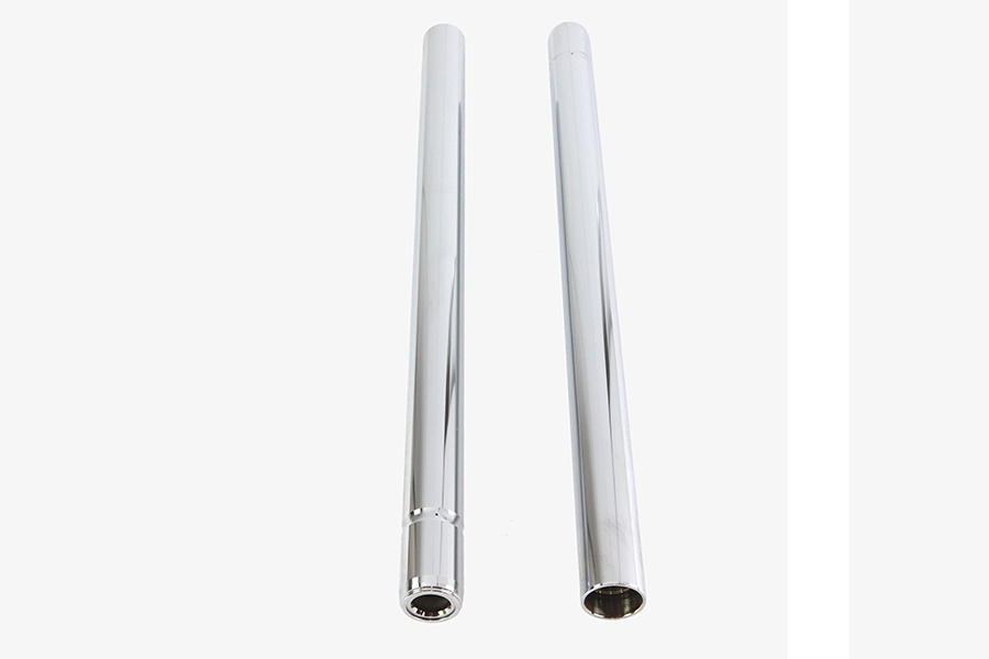 Chrome 41mm Fork Tube Set 24-7/8" Total Length