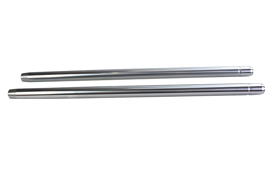 Chrome 35mm Fork Tube Set 31-1/4" Total Length