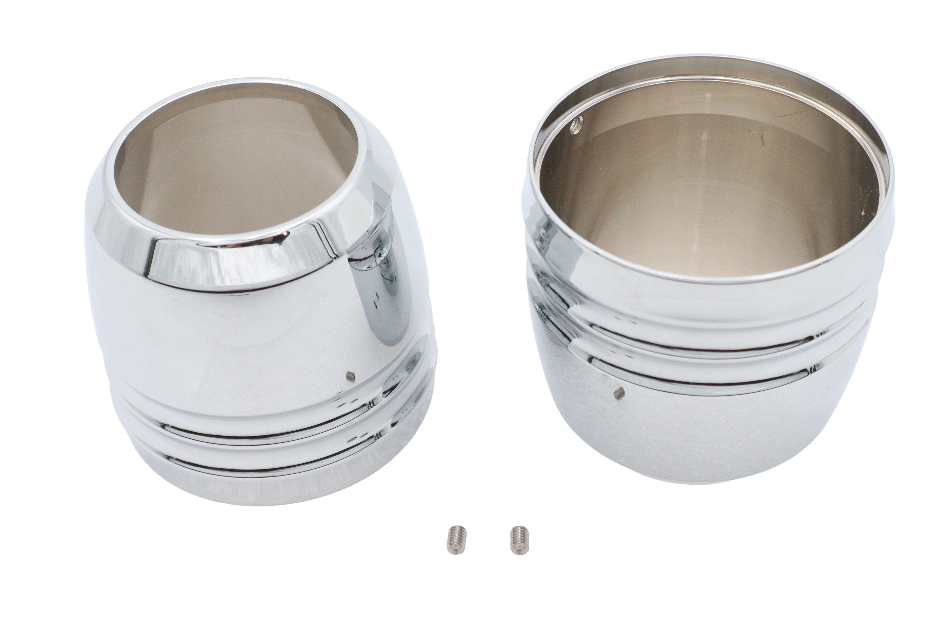 49mm Fork Boot Cover Chrome