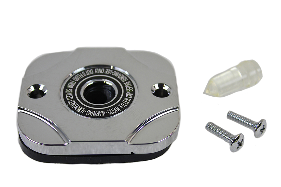 Handlebar Master Cylinder Cover Chrome