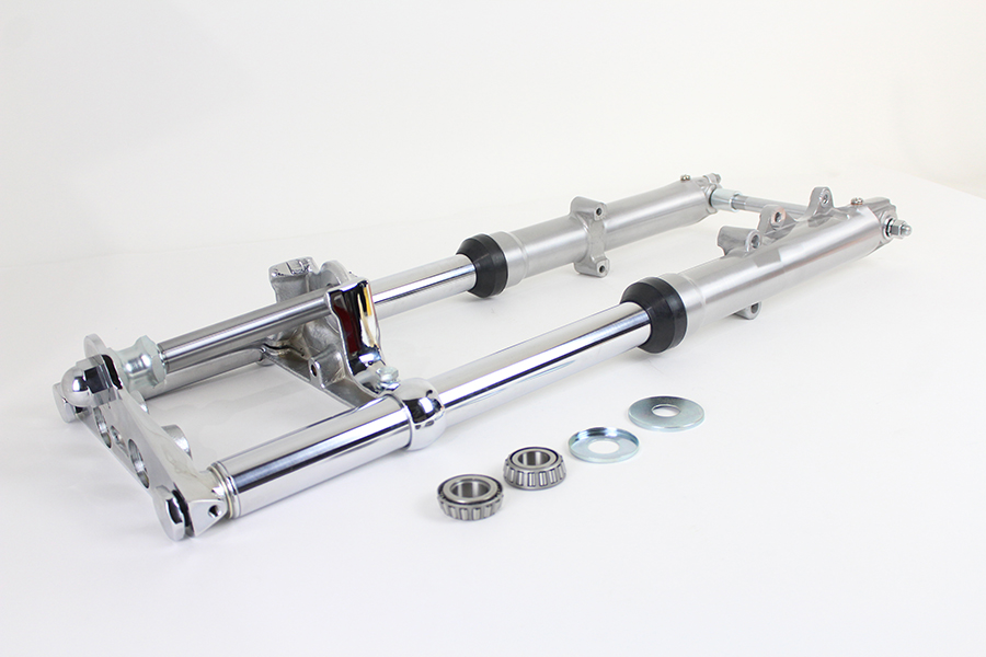 41mm Wide Glide Fork Assembly with Polished Sliders
