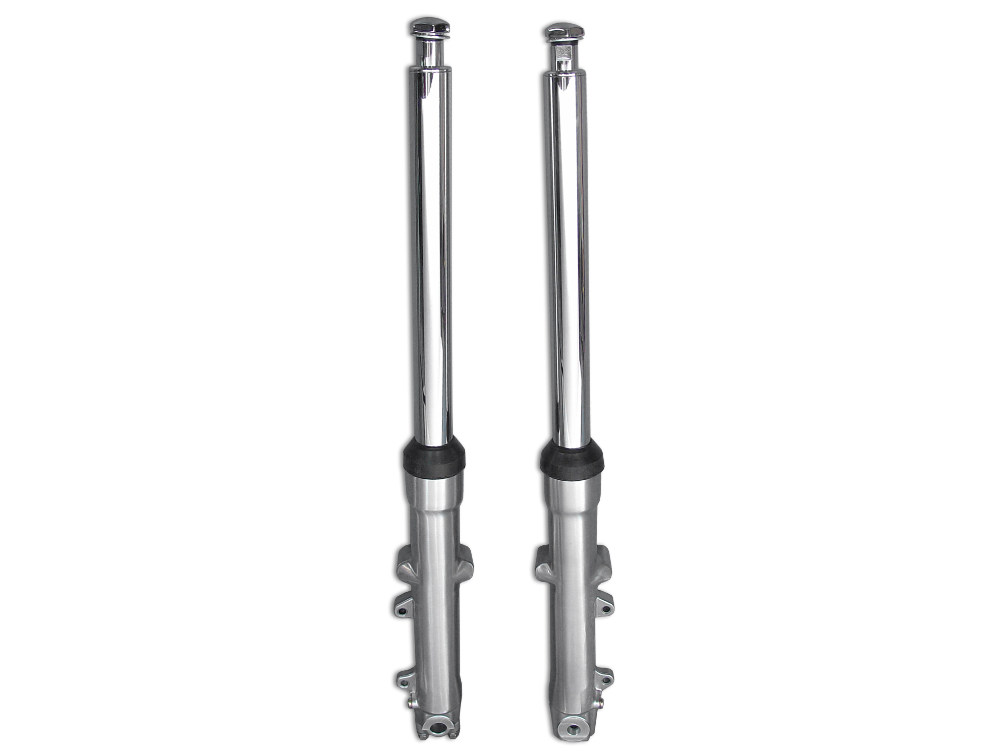 41mm Fork Slider Assembly with Polished Sliders