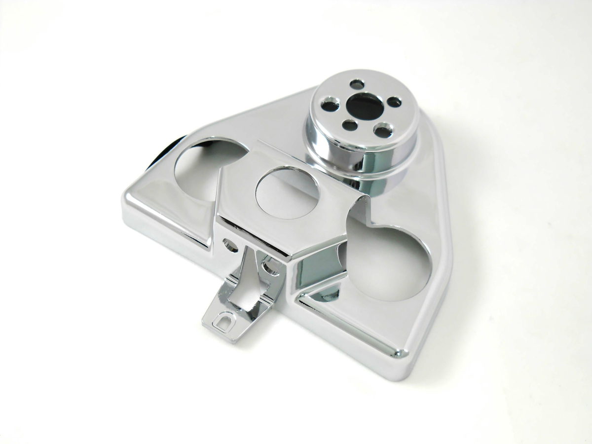 Chrome Handlebar Riser Cover