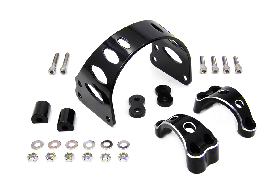 Black Tomahawk Front Fork Brace for 41mm für Harley Forks - Teile