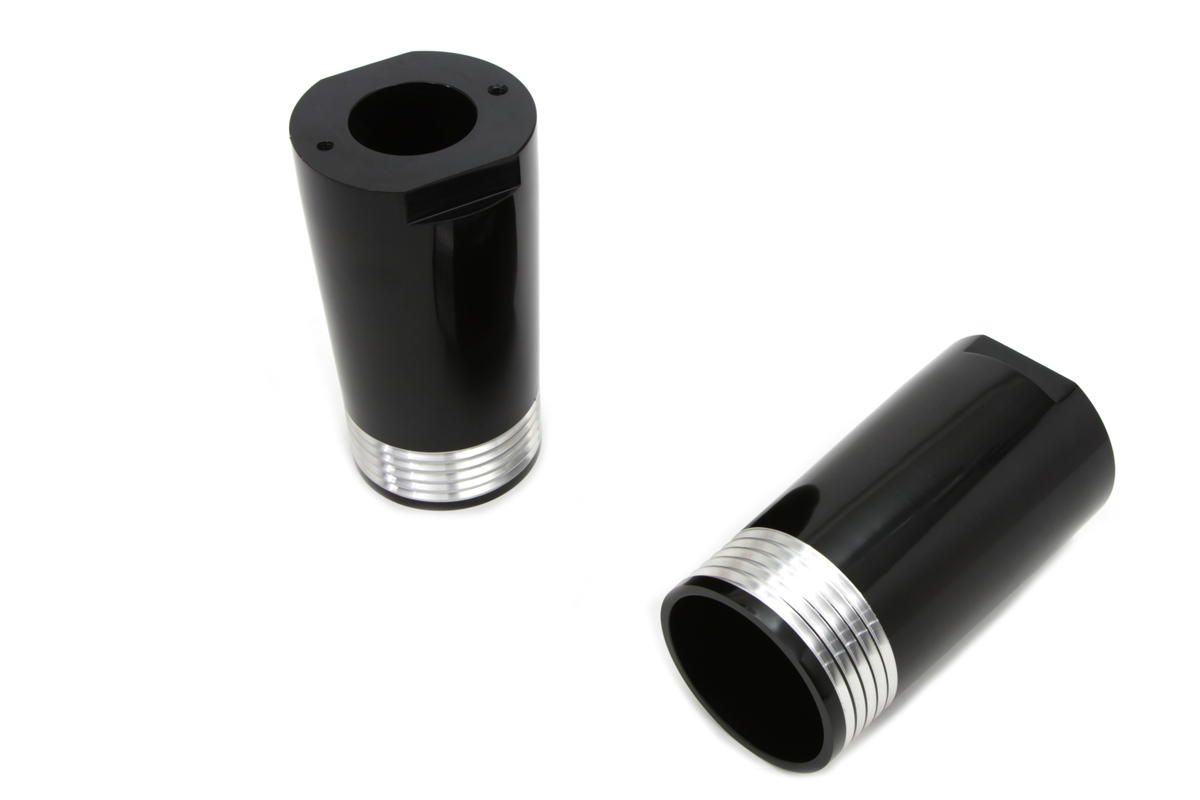 Black Fork Slider Cover Set Tapered Style