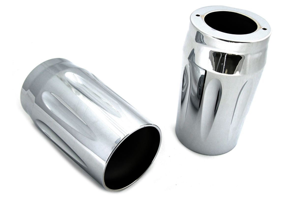 Chrome Fork Slider Cover Set