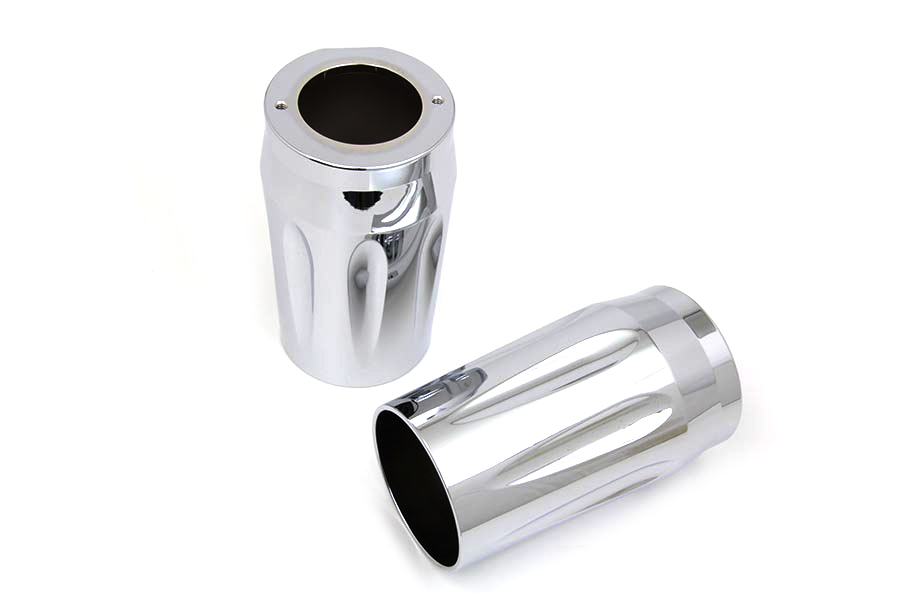 Chrome Fork Slider Cover Set