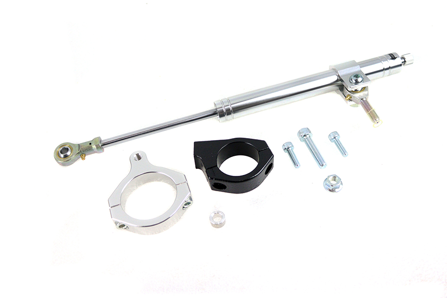 Chrome Fork Steering Damper Kit