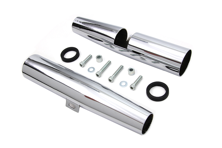 Chrome 39mm Fork Shrouds