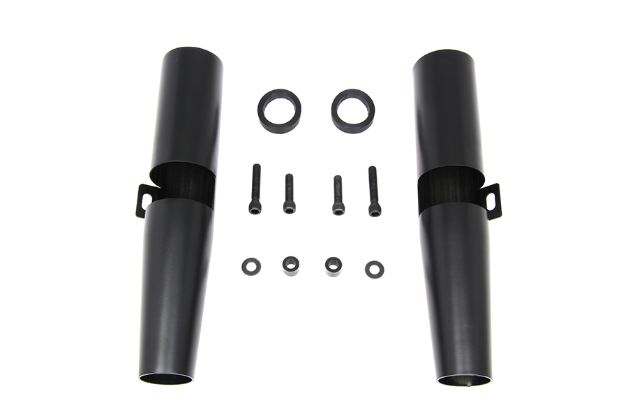 Black 39mm Fork Shrouds
