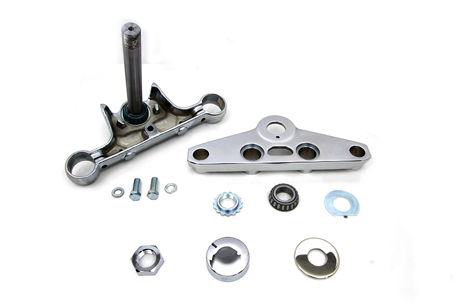 Replica Forged Steel Triple Tree Set Chrome