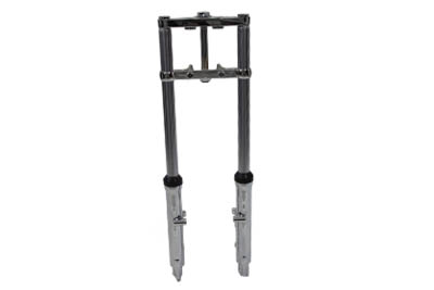 Fork Assembly with Chrome Sliders 8" Over Stock