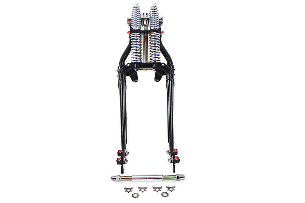 18" Spring Fork Kit Black