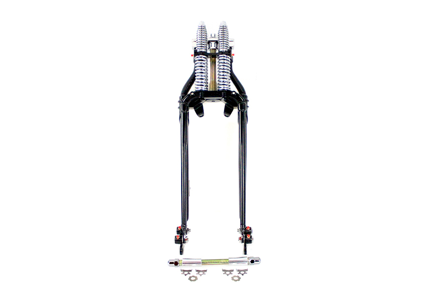 22" Spring Fork Kit Black