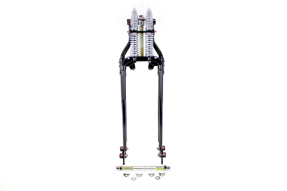 24" Spring Fork Kit Offset Black