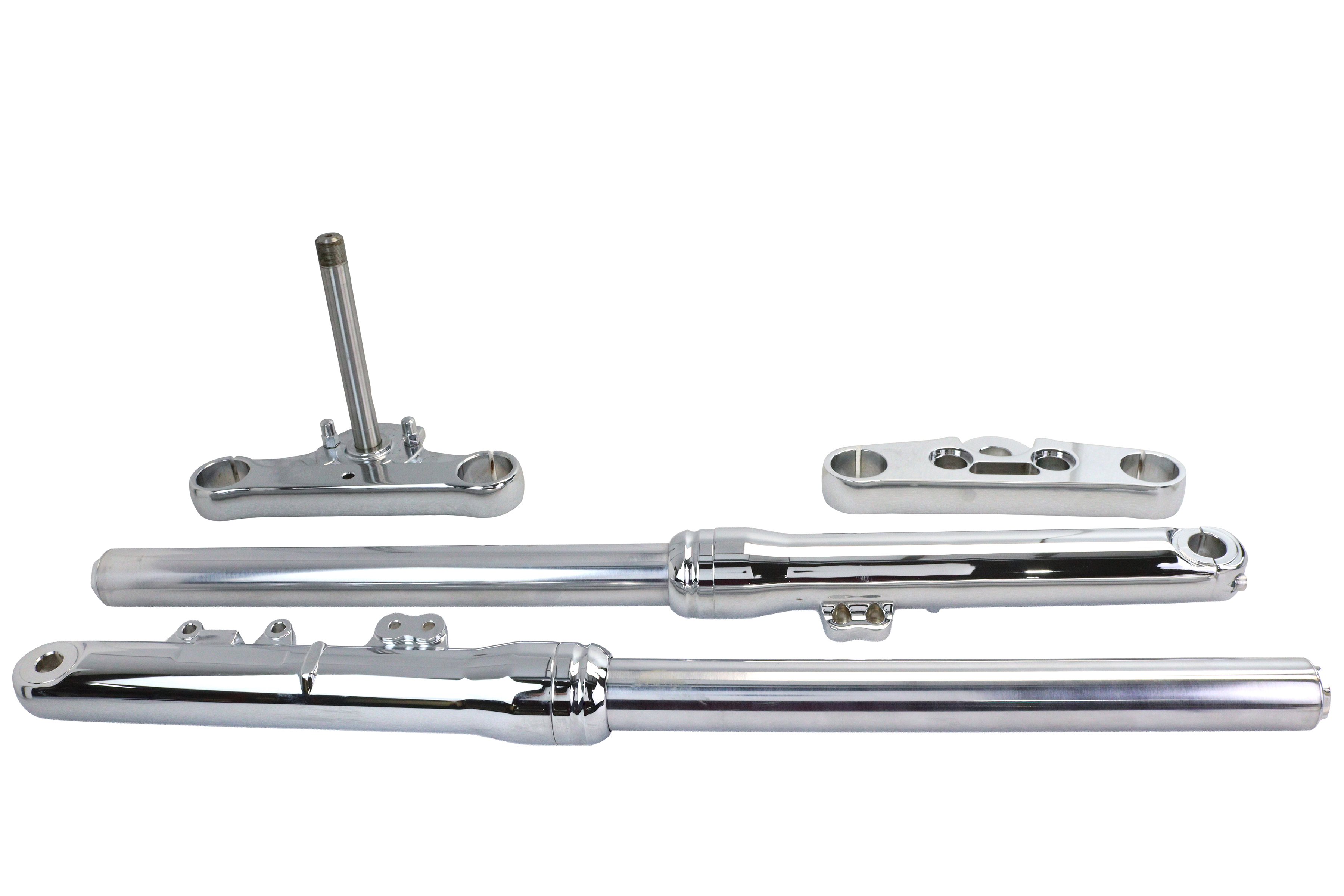 49mm Fork Slider Assembly with Chrome Sliders