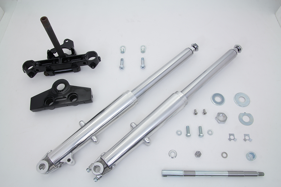 41mm Adjustable Fork Assembly with Polished Sliders