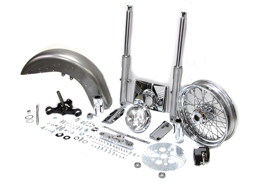 Fork Assembly with Polished Sliders