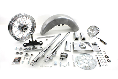 41mm Fork Assembly with Chrome Sliders 16" Wheel