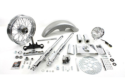 41mm Fork Assembly with Chrome Sliders 16" Wheel