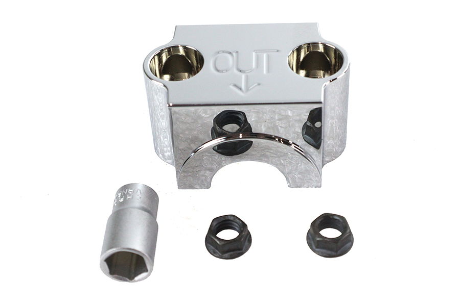 Fork Slider Cap Chrome