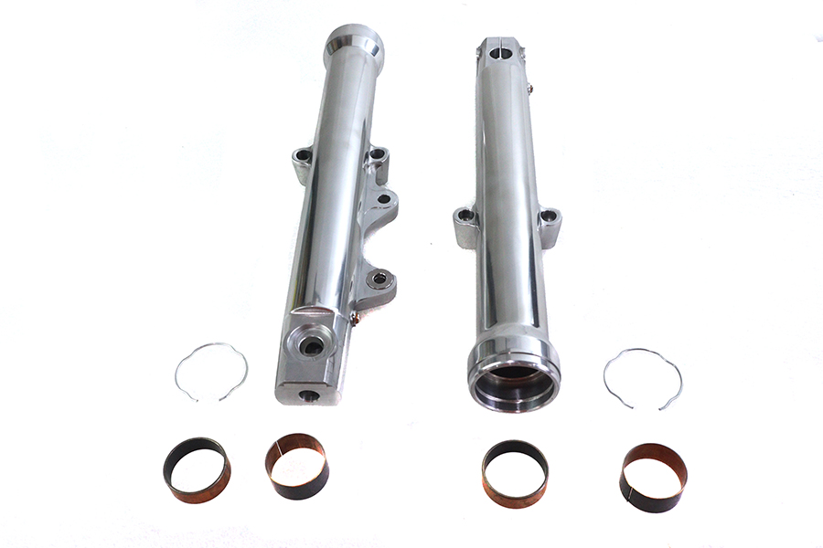 39mm Fork Sliders Polished Single Disc