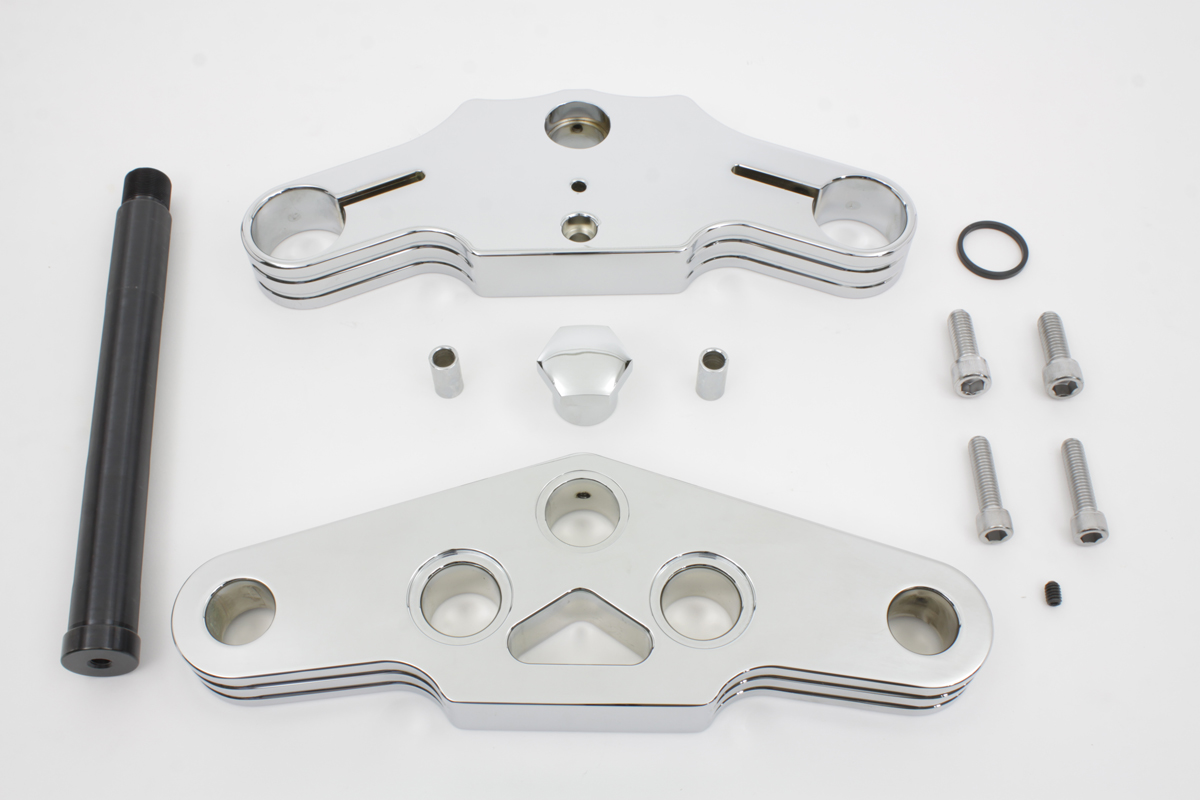 3° Ball Milled Triple Tree Set Chrome