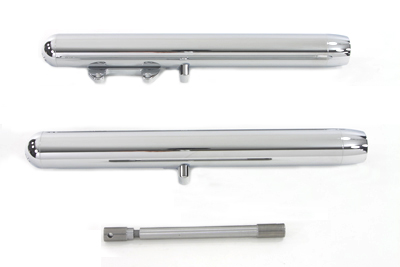 *UPDATE 41mm Fork Slider Set Chrome 4" Over Stock