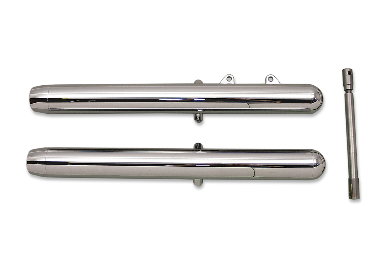 41mm Fork Slider Set Chrome 6" Over Stock
