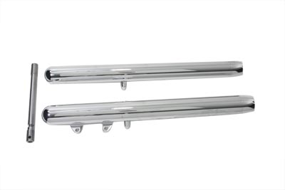 *UPDATE 41mm Fork Slider Set Chrome 8" Over Stock