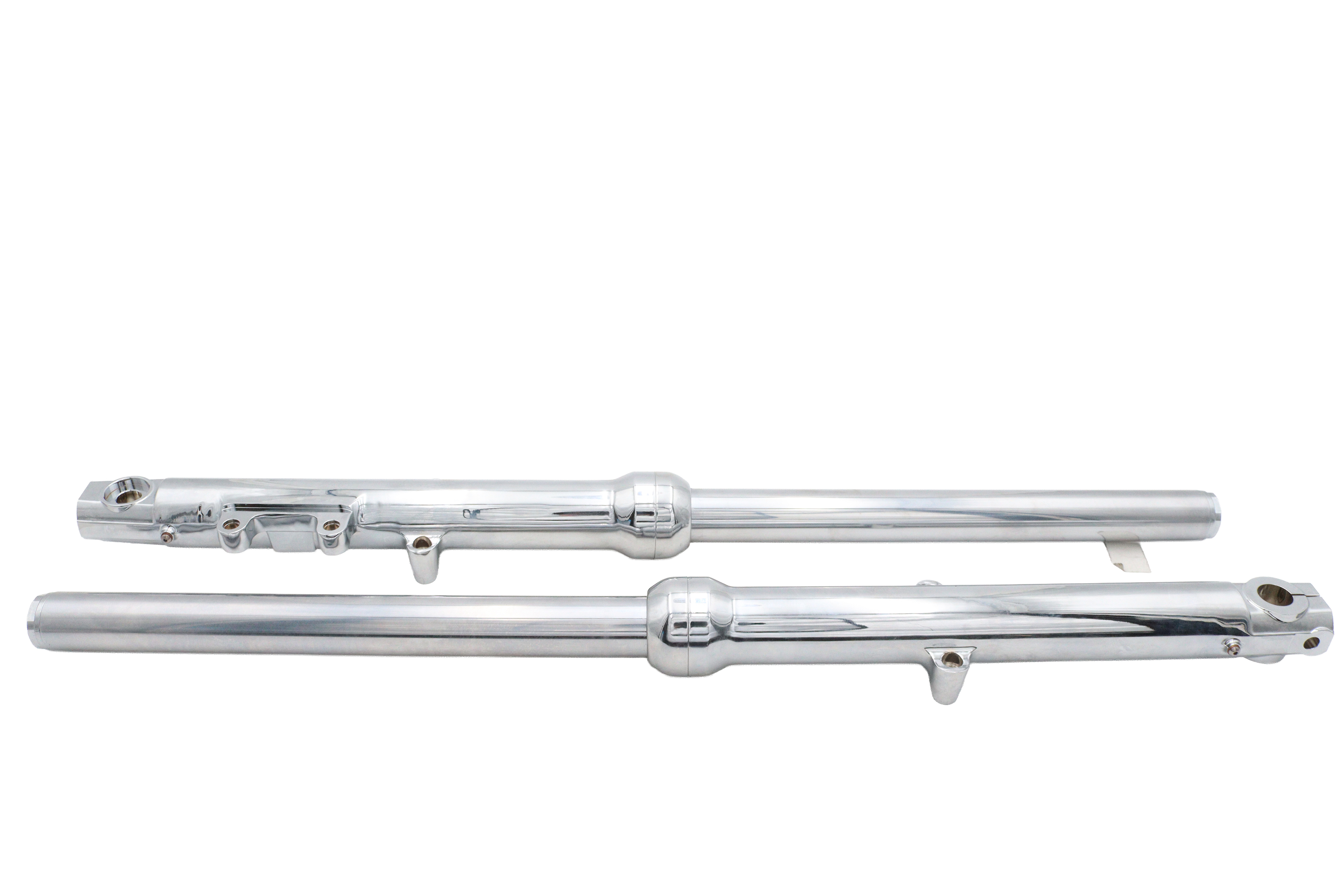 Factory Sample 39mm Fork Slider Assembly Single Disc with   Chrome Sliders