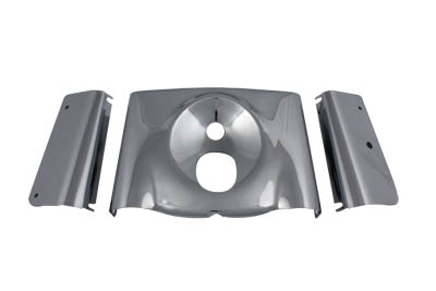 Fork Cover Kit Smooth Style Chrome