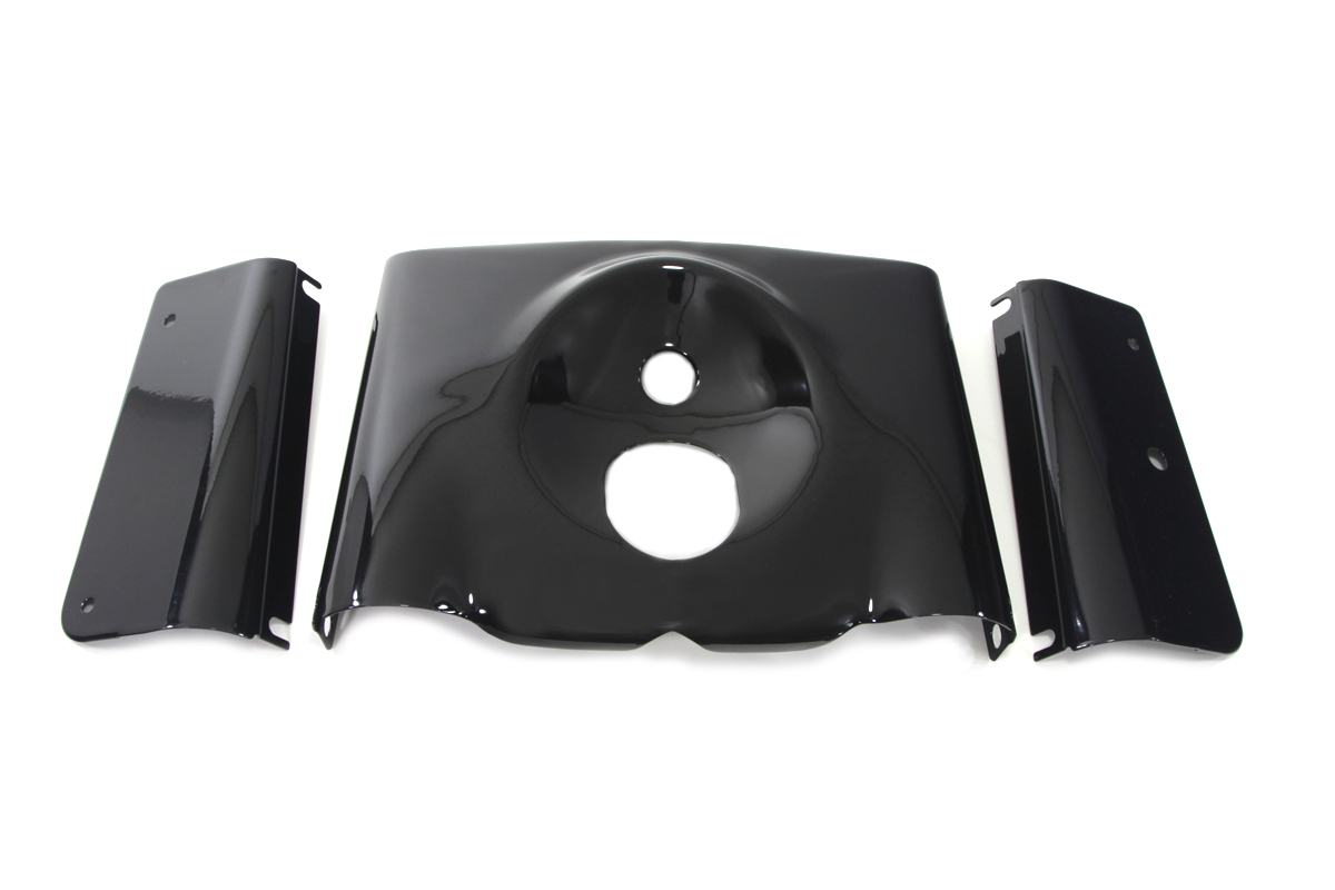 Fork Cover Kit Smooth Style Black